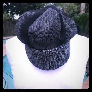 Black and grey hat